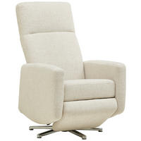 RELAXSESSEL in Textil Naturfarben  - Alufarben/Naturfarben, Design, Textil/Metall (72/109/78cm) - Sedda