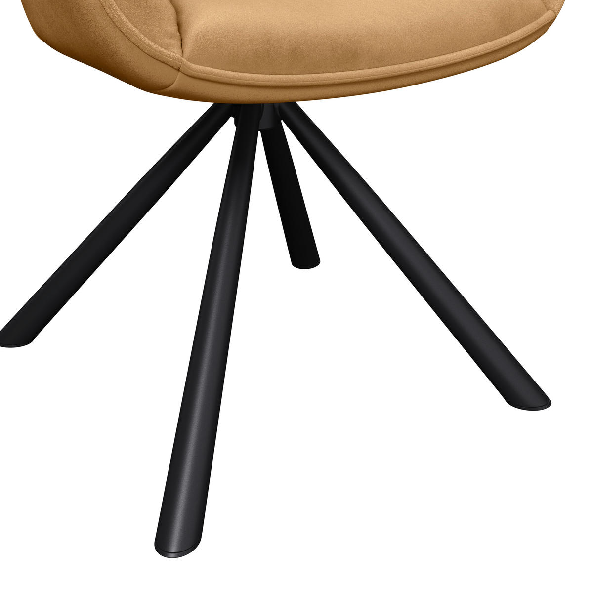 STOL MED ARMSTÖD järn sammet  - brun/svart, Klassisk, metall/textil (62/85/62cm) - Hom`in