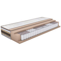 TÁSKARUGÓS MATRAC 90/200 cm  - fehér, Basics, textil (90/200cm) - Cardo