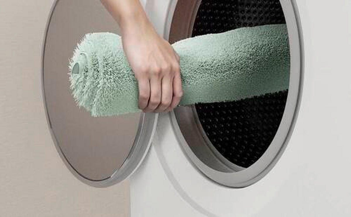 BADEMATTE Grün 70/120 cm  - Grün, Basics, Kunststoff/Textil (70/120cm) - Grund