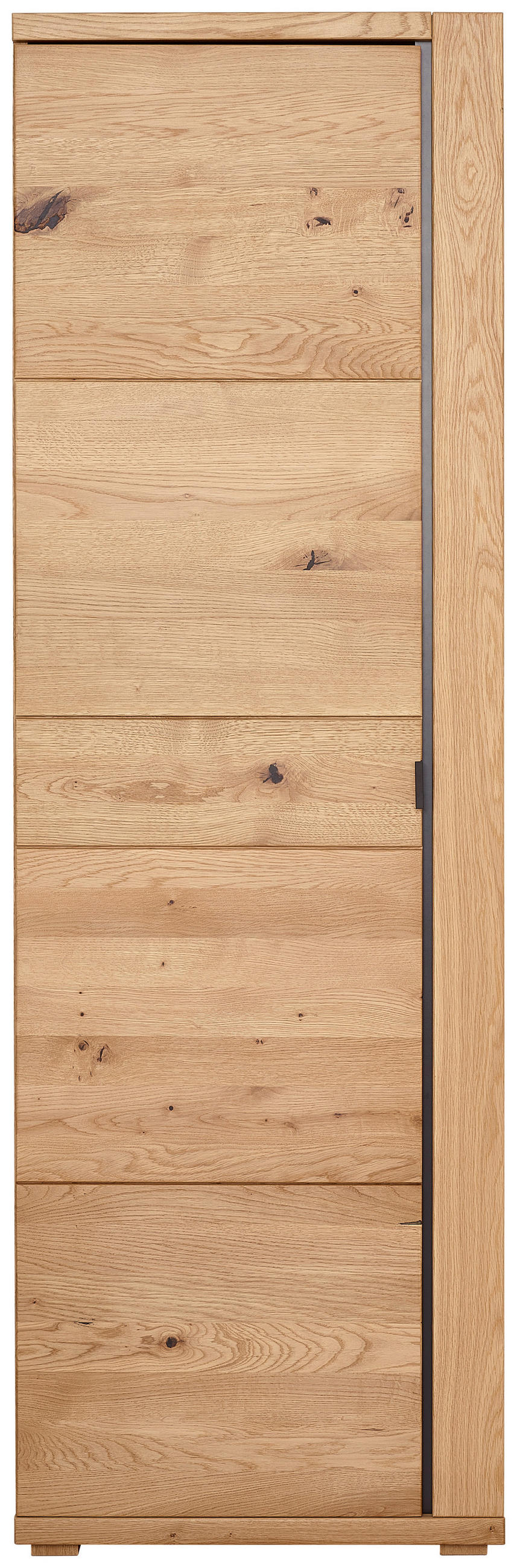GARDEROBENSCHRANK  in 62/196/38 cm  - Wildeiche/Anthrazit, Natur, Holz/Holzwerkstoff (62/196/38cm) - Linea Natura