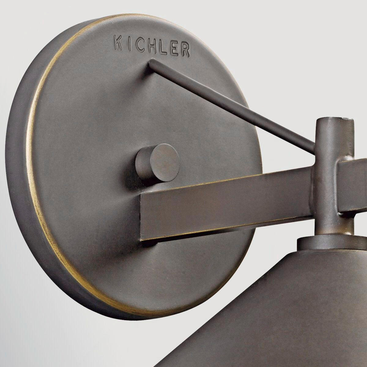 LED-WANDLEUCHTE Kichler 19,1/20,3/23,5 cm  - Bronzefarben, Design, Metall (19,1/20,3/23,5cm) - Elstead Lighting
