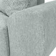 ECKSOFA in Flachgewebe Hellgrau  - Hellgrau/Schwarz, KONVENTIONELL, Textil/Metall (180/295cm) - Carryhome