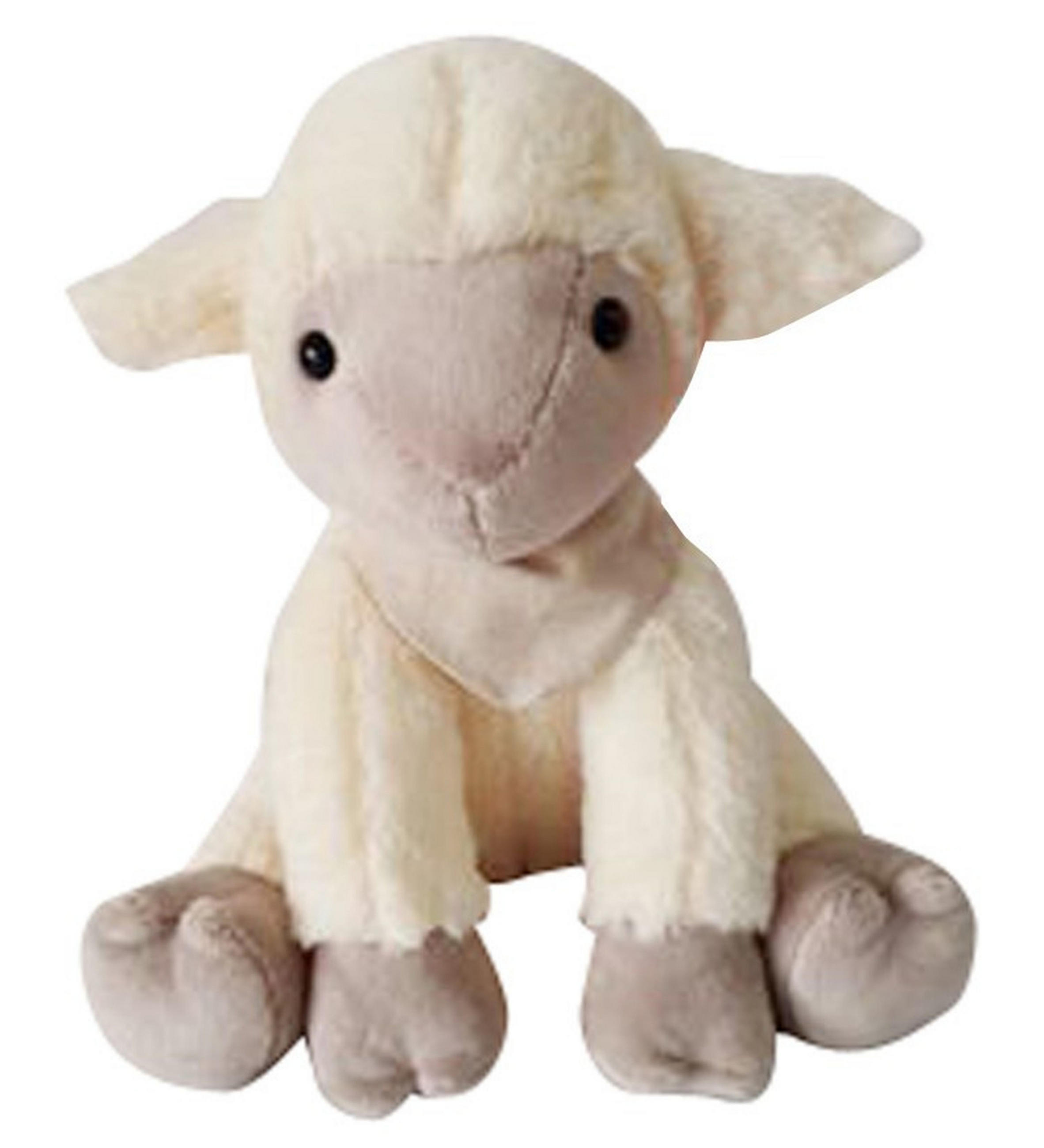 PLÜSSÁLLAT Schaf Sven  - bézs/barna, Basics, textil (26cm) - My Baby Lou