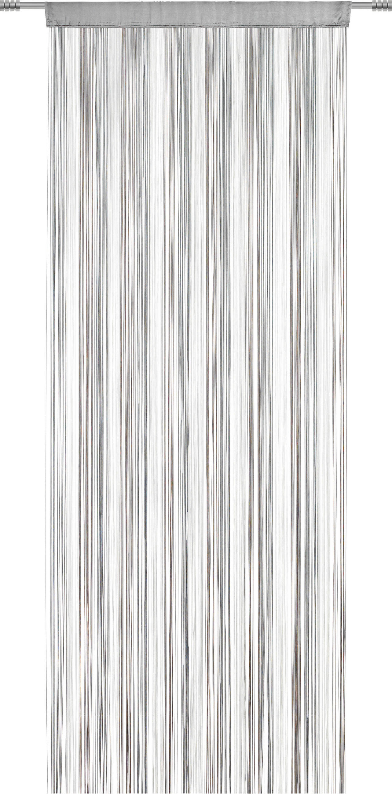 FADENVORHANG     90/245 cm   - Schlammfarben/Naturfarben, Basics, Textil (90/245cm) - Boxxx