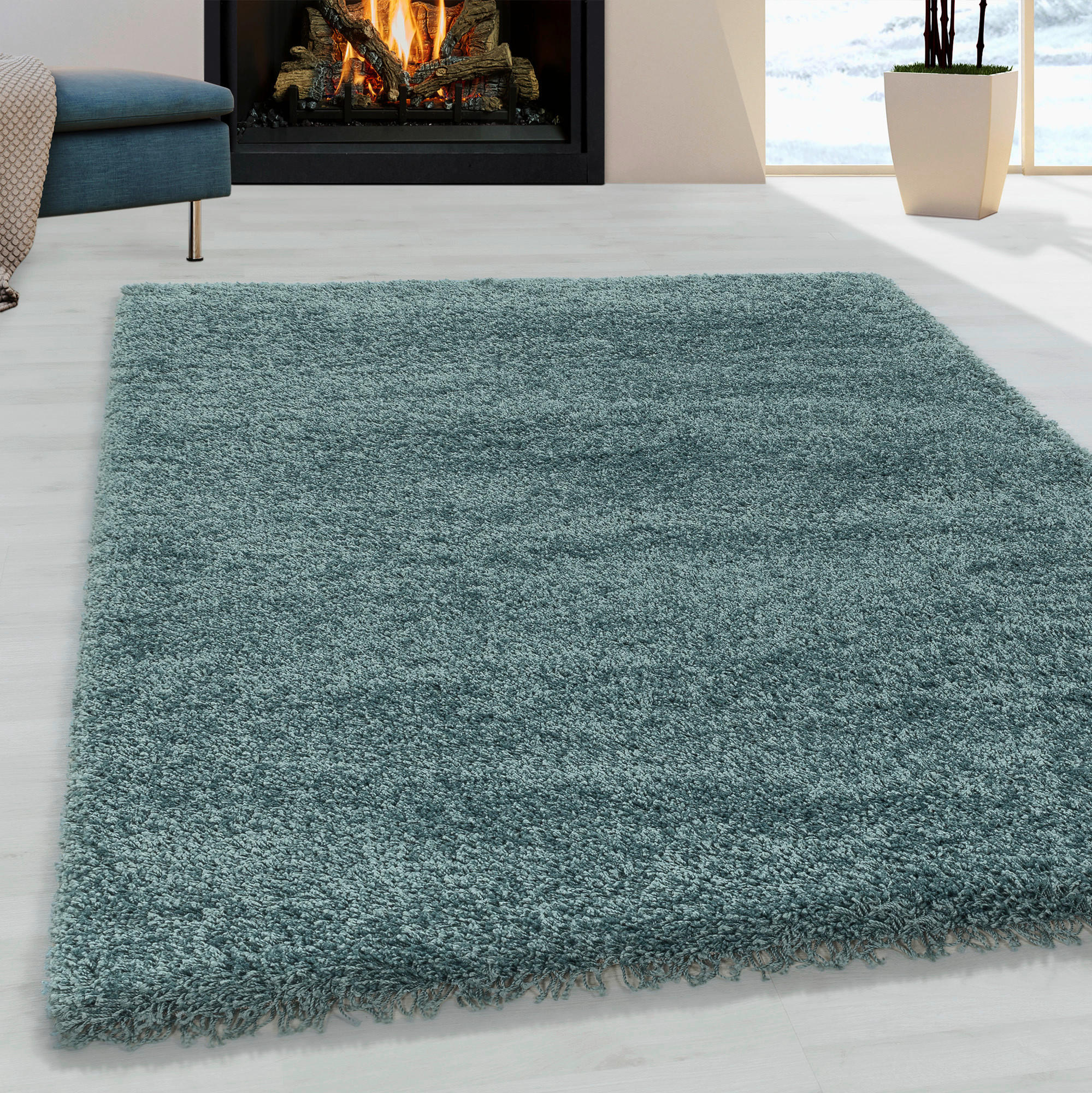 RYAMATTA 80/250 cm Sydney 3000 hellblau - ljusblå, Basics, textil (80/250cm)