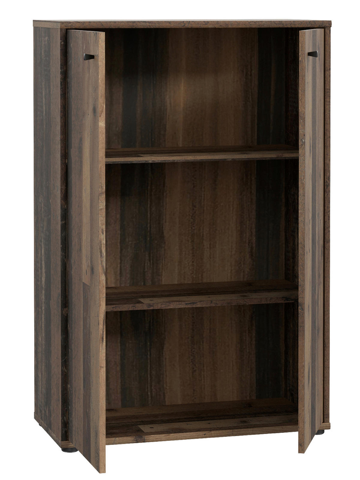 KOMMODE 73,7/111,1/34,8 cm Dunkelbraun, Graubraun  - Dunkelbraun/Graubraun, Design, Holzwerkstoff (73,7/111,1/34,8cm)