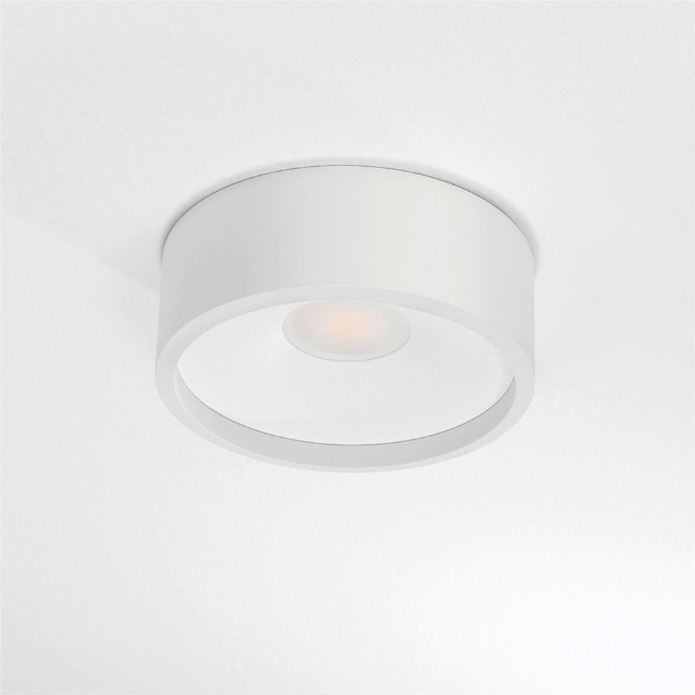 LED-DECKENLEUCHTE  14/5 cm    - Weiss, Design, Metall (14/5cm)