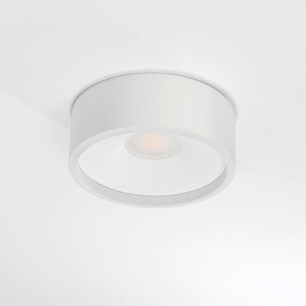 LED-DECKENLEUCHTE  14/5 cm    - Weiss, Design, Metall (14/5cm)