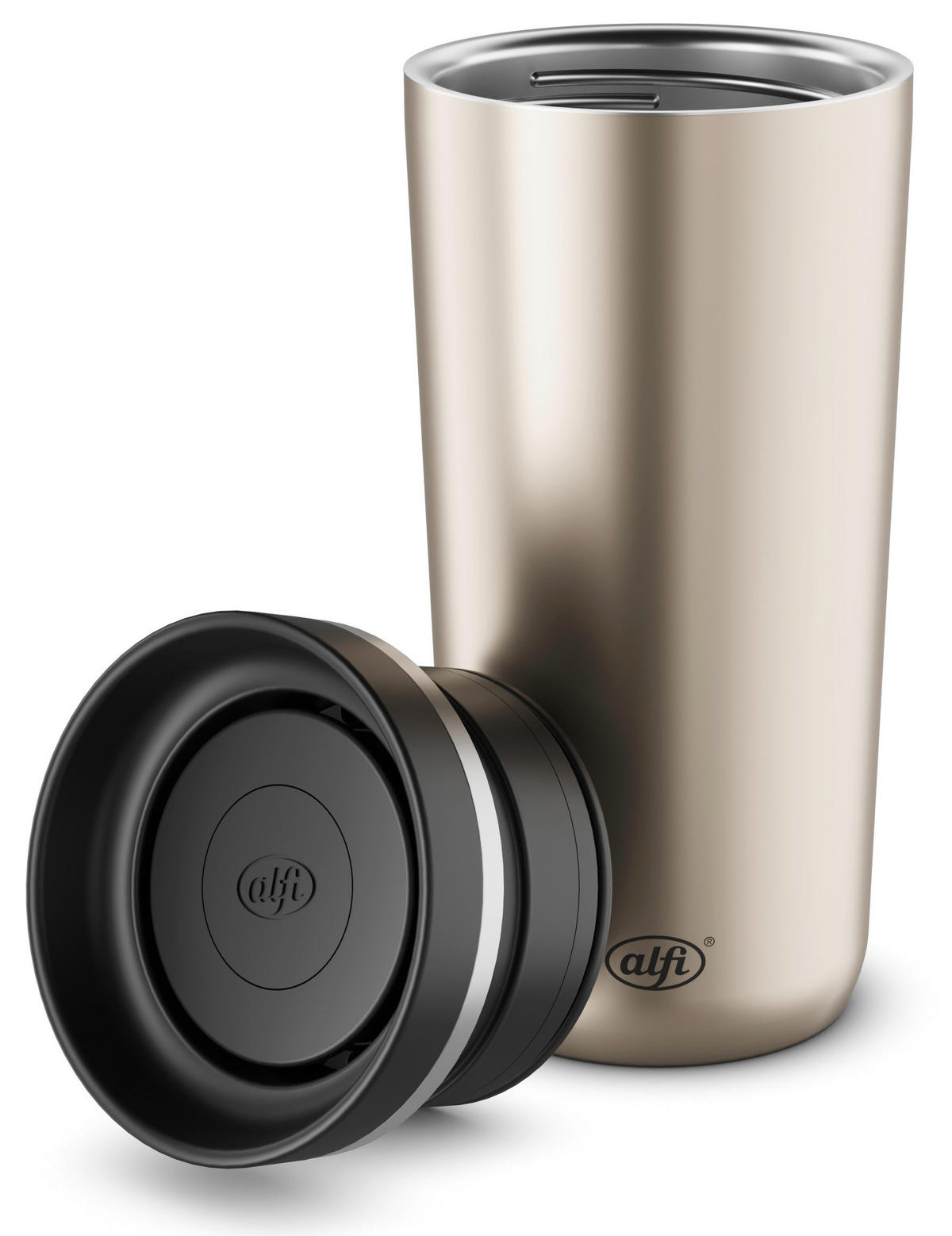 THERMOBECHER ISO COFFEE MUG PRO 0,38 L  - Goldbraun, Basics, Metall (0.38l) - Alfi