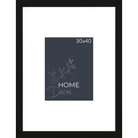 BILDERRAHMEN - Schwarz, Basics, Glas/Kunststoff (33/43/1,5cm)