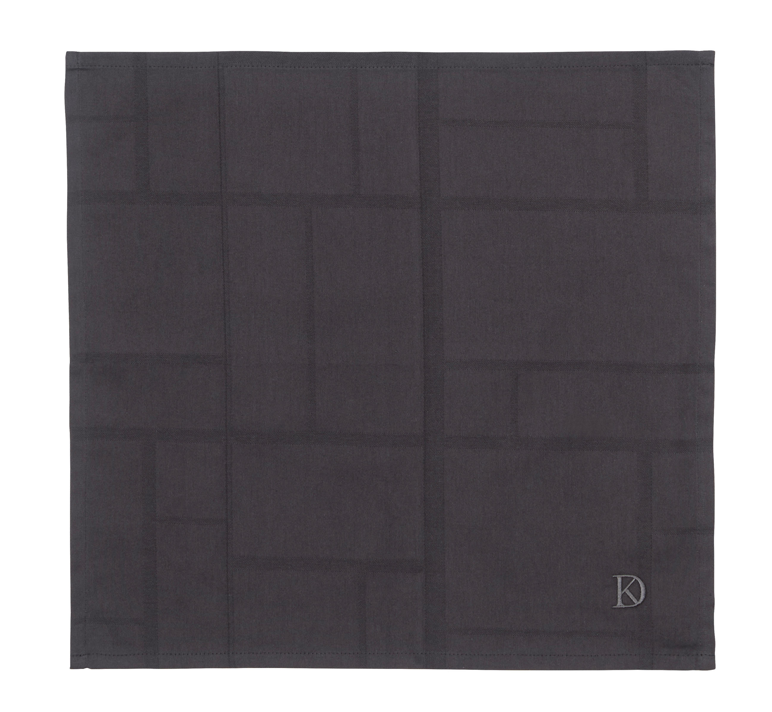 STOFFSERVIETTE  45/45 cm  2 Stück  - Anthrazit, Basics, Textil (45/45cm) - Dieter Knoll