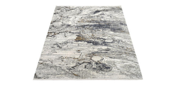 WEBTEPPICH 67/130 cm Lille Grau, Goldfarben  - Goldfarben/Grau, Design, Textil (67/130cm) - Dieter Knoll