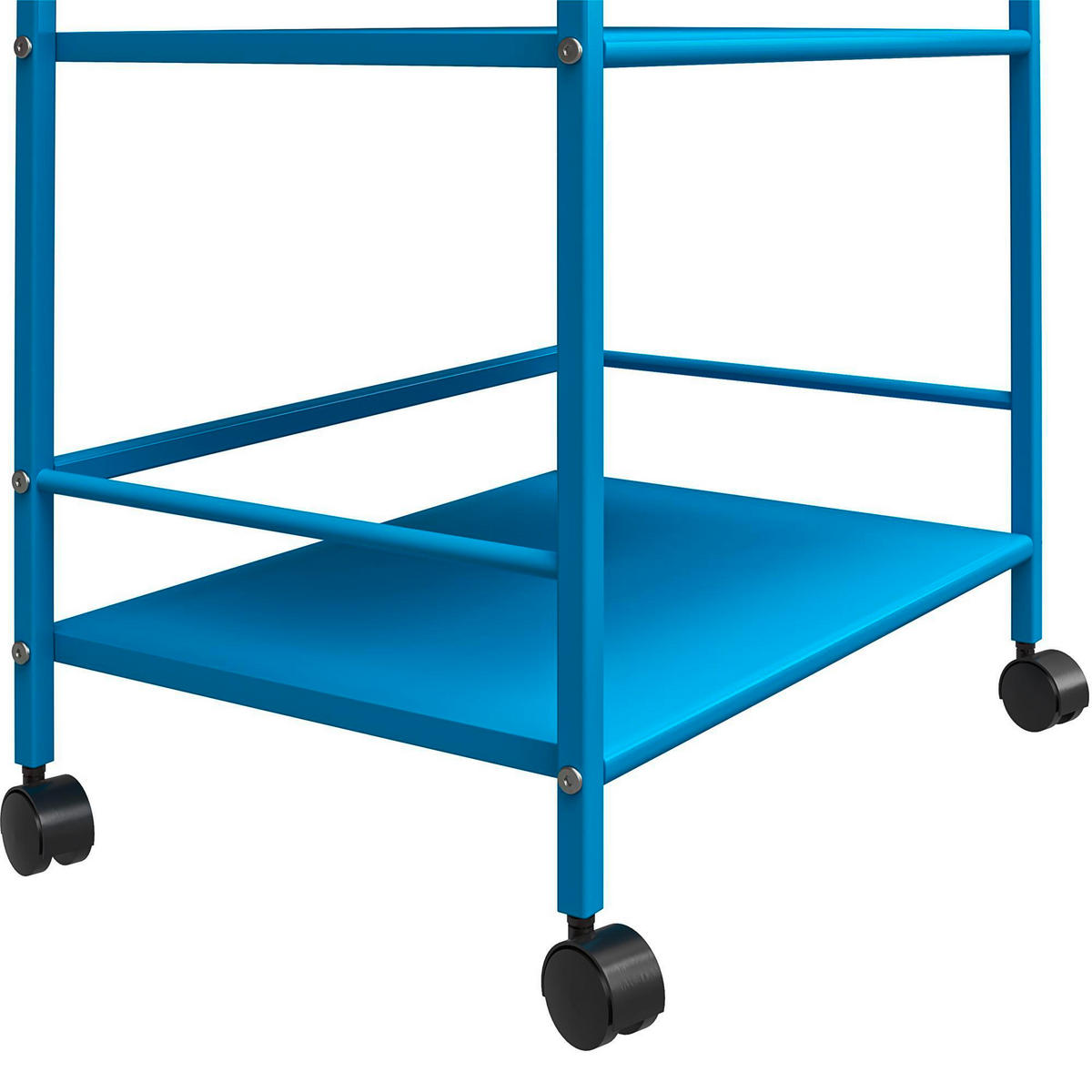 SERVIERWAGEN Blau  - Blau, Design, Kunststoff/Metall (43/77/29cm) - MID.YOU