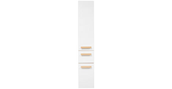 HOCHSCHRANK 30/168/33 cm - Weiß, KONVENTIONELL, Glas/Holz (30/168/33cm) - Dieter Knoll