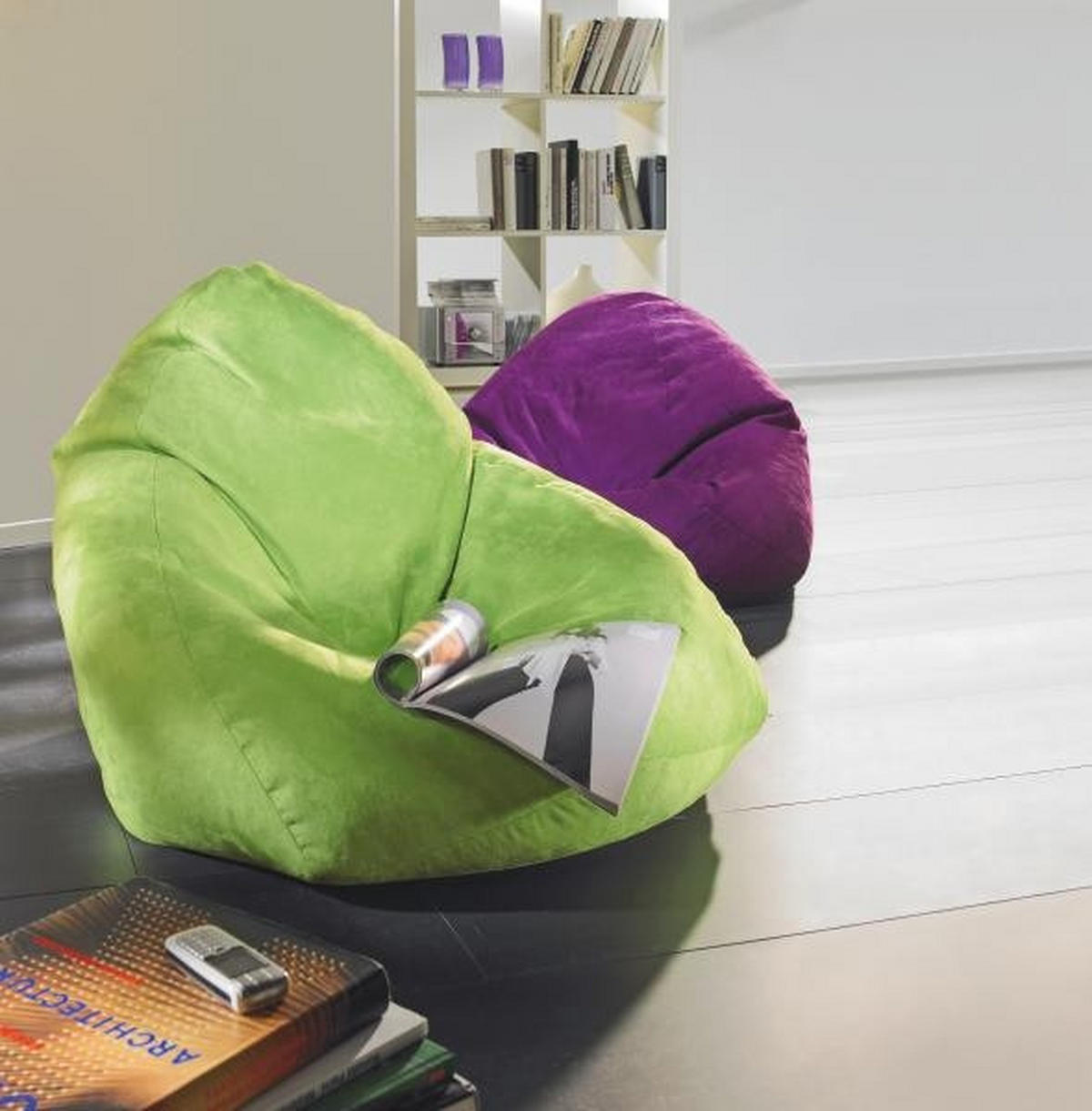 VREČA ZA SEDENJE   75/110/75 cm           zelena  - zelena, Design, tekstil (75/110/75cm) - Boxxx
