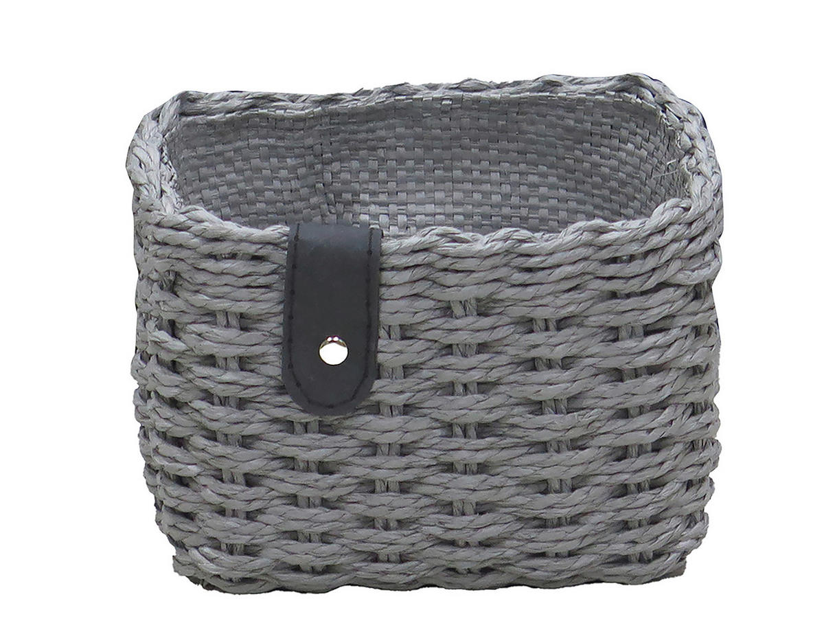 REGALKORB 20/17/14 cm   - Grau, Basics, Papier (20/17/14cm) - Landscape