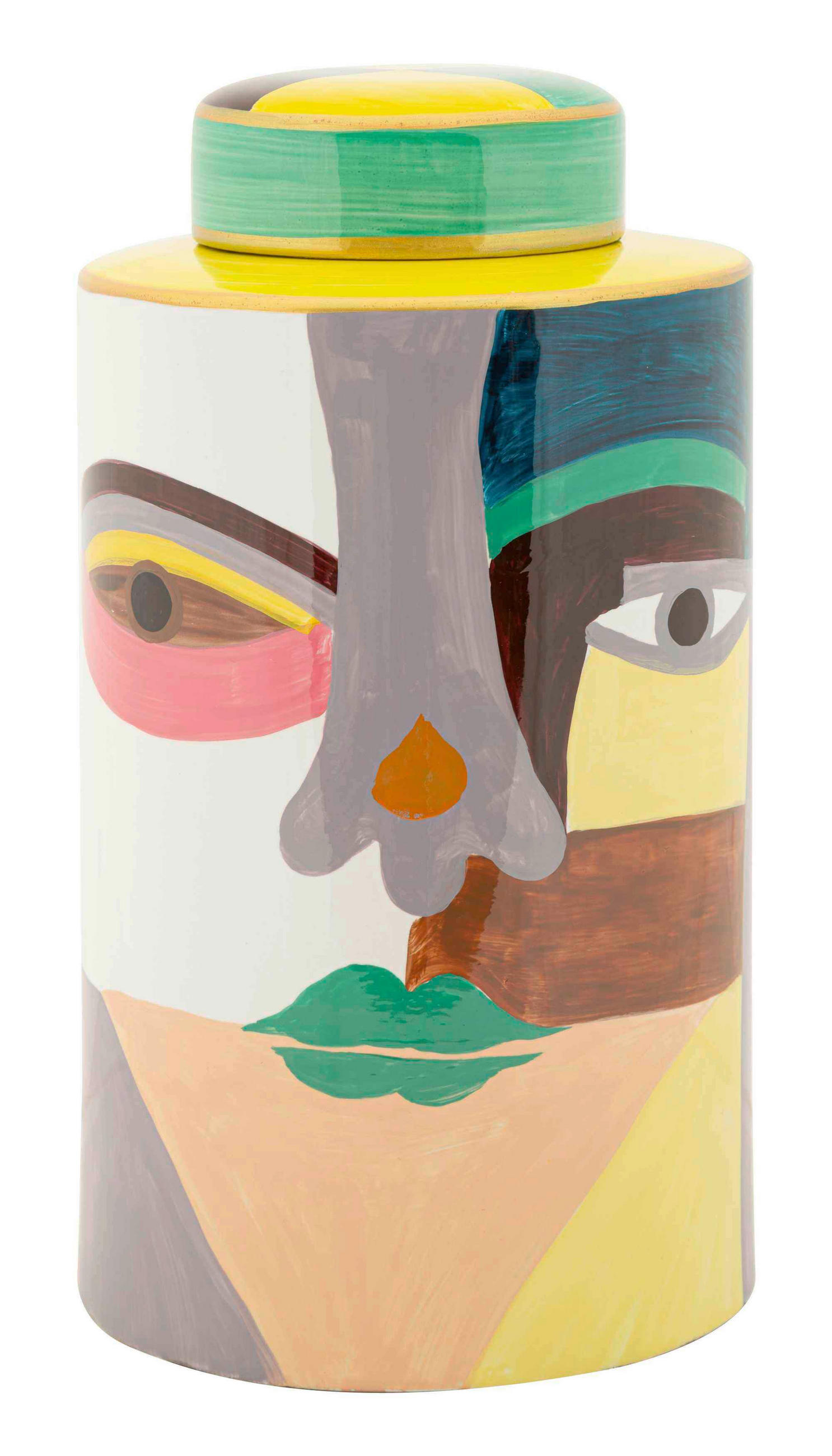 Vase Pot Piccassy Color Top Multicolor B: 19 Cm