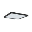 LED-DECKENLEUCHTE 29,3/29,3/2,8 cm   - Schwarz, Basics, Kunststoff (29,3/29,3/2,8cm) - Novel