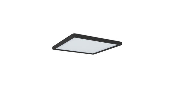 LED-DECKENLEUCHTE 29,3/29,3/2,8 cm   - Schwarz, Basics, Kunststoff (29,3/29,3/2,8cm) - Novel