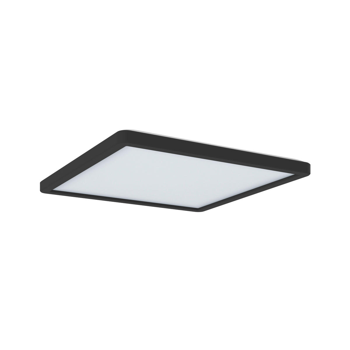 LED-DECKENLEUCHTE Giga 29,3/29,3/2,8 cm   - Schwarz, Basics, Kunststoff (29,3/29,3/2,8cm) - Novel