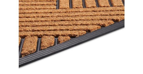 KOKOSMATTE 45/75 cm Mix Mats  - Hellbraun/Schwarz, Basics, Naturmaterialien/Kunststoff (45/75cm) - Esposa