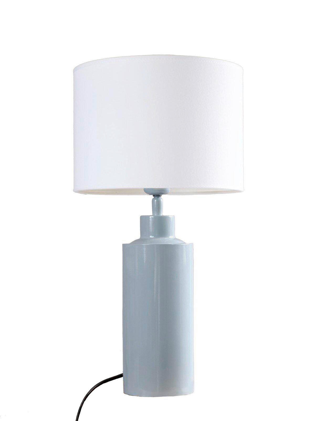 TISCHLEUCHTE PR Home Solo - Blaugrau, KONVENTIONELL, Metall (55cm)