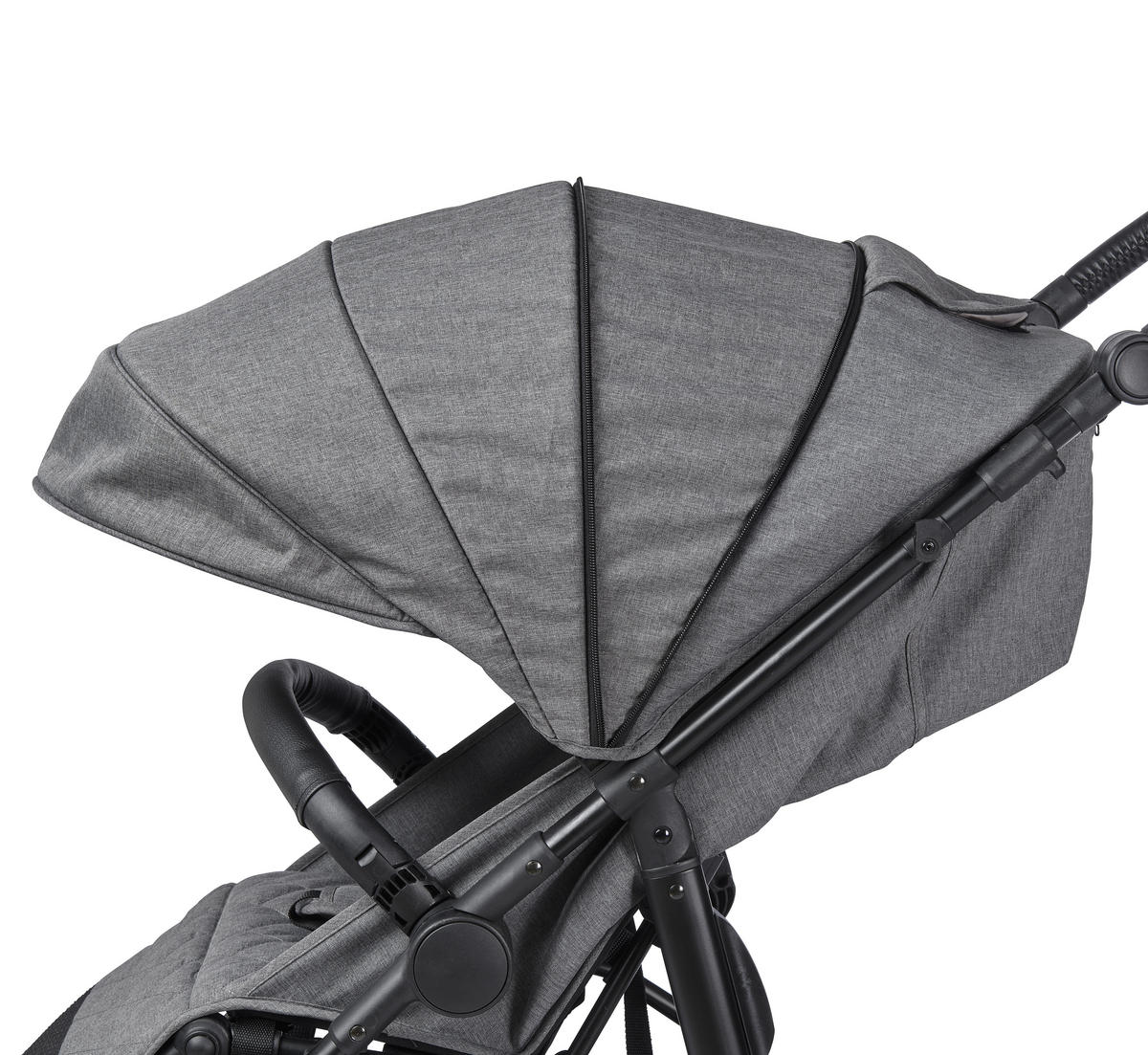 VOZIČEK MARELA  Spirit XL  siva  - črna/siva, Basics, kovina/tekstil (74/33/105cm) - Jimmylee