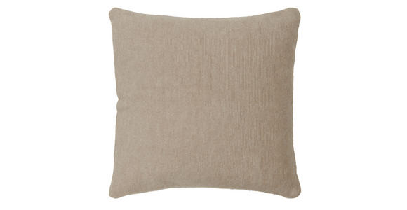 ZIERKISSEN 45/45 cm - Taupe/Beige, KONVENTIONELL (45/45cm) - Novel