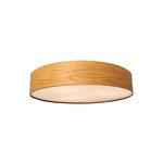 DECKENLEUCHTE  50/13 cm    - Eichefarben/Weiß, KONVENTIONELL, Holz/Kunststoff (50/13cm) - Novel