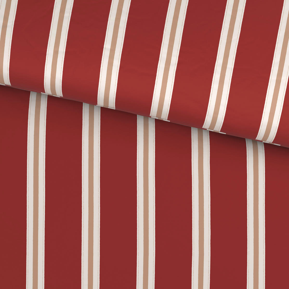 BETTWÄSCHE 2-teilig Satin 155/220 cm  - Rot, Textil (155/220cm) - Novel