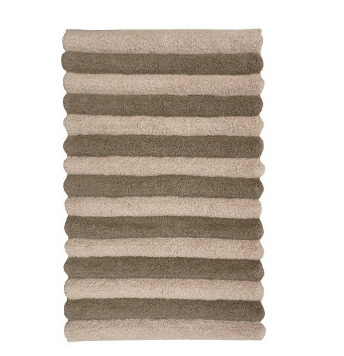 BADRUMSMATTA brun, beige 50/80 cm  - beige/brun, Klassisk, textil (50/80cm)