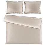 BETTWÄSCHE TANJA Satin 200/200 cm  - Beige, Basics, Textil (200/200cm) - Novel