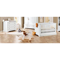 BABYZIMMER PINOLINO EMILIA  - Weiß, ROMANTIK / LANDHAUS, Holzwerkstoff - Pinolino