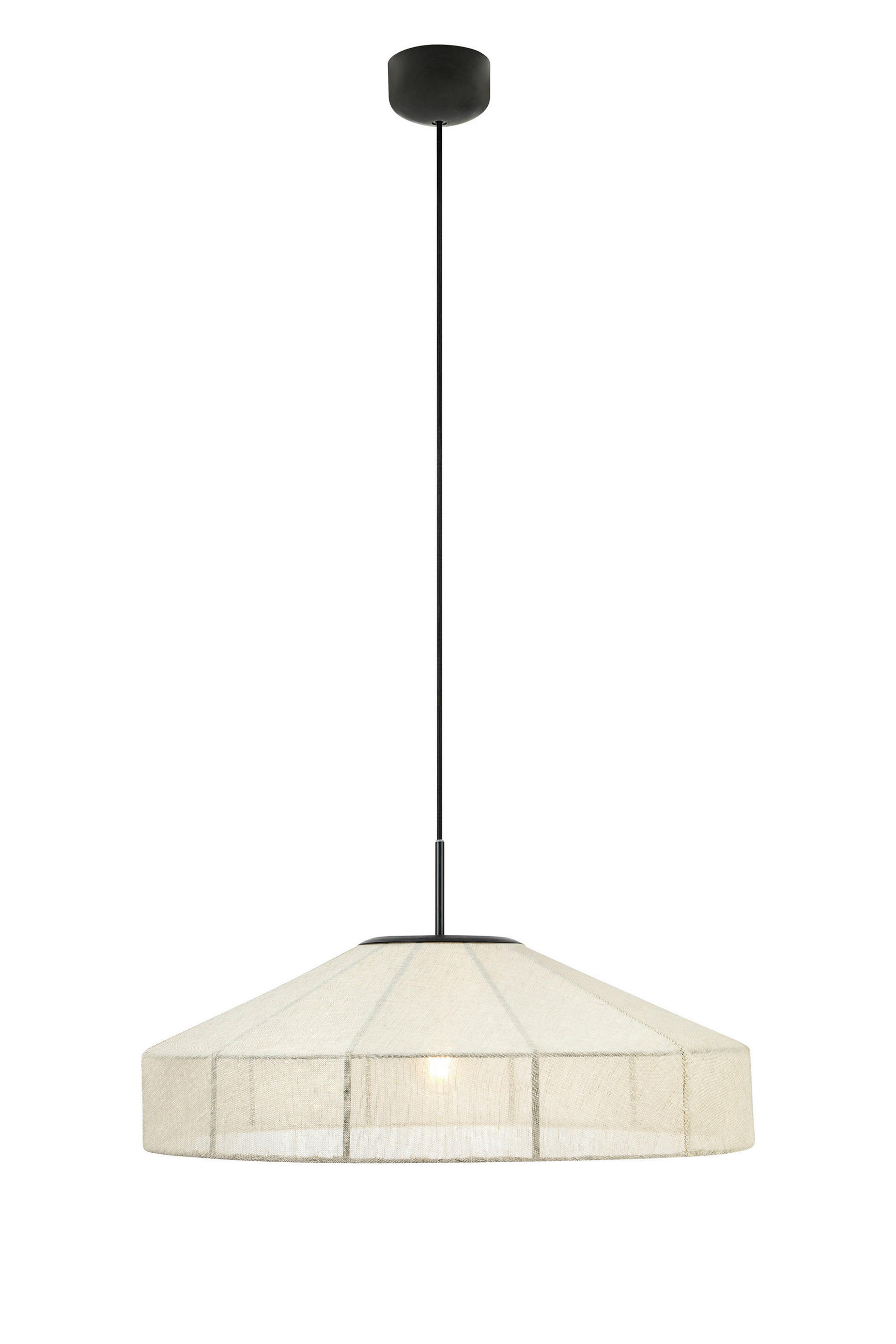 PENDELLEUCHTE 57/28 cm  - Beige, Design, Textil (57/28cm) - Markslöjd