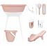Luma Bade- und Pflegeset - Altrosa/Weiß, Basics, Kunststoff/Metall (79,5/40/46cm) Luma Bade- und Pflegeset - Altrosa/Weiß, Basics, Kunststoff/Metall (79,5/40/46cm)