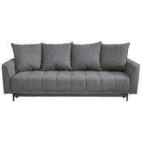 SCHLAFSOFA in Textil Grau  - Schwarz/Grau, Design, Textil (235/70/108cm) - MID.YOU
