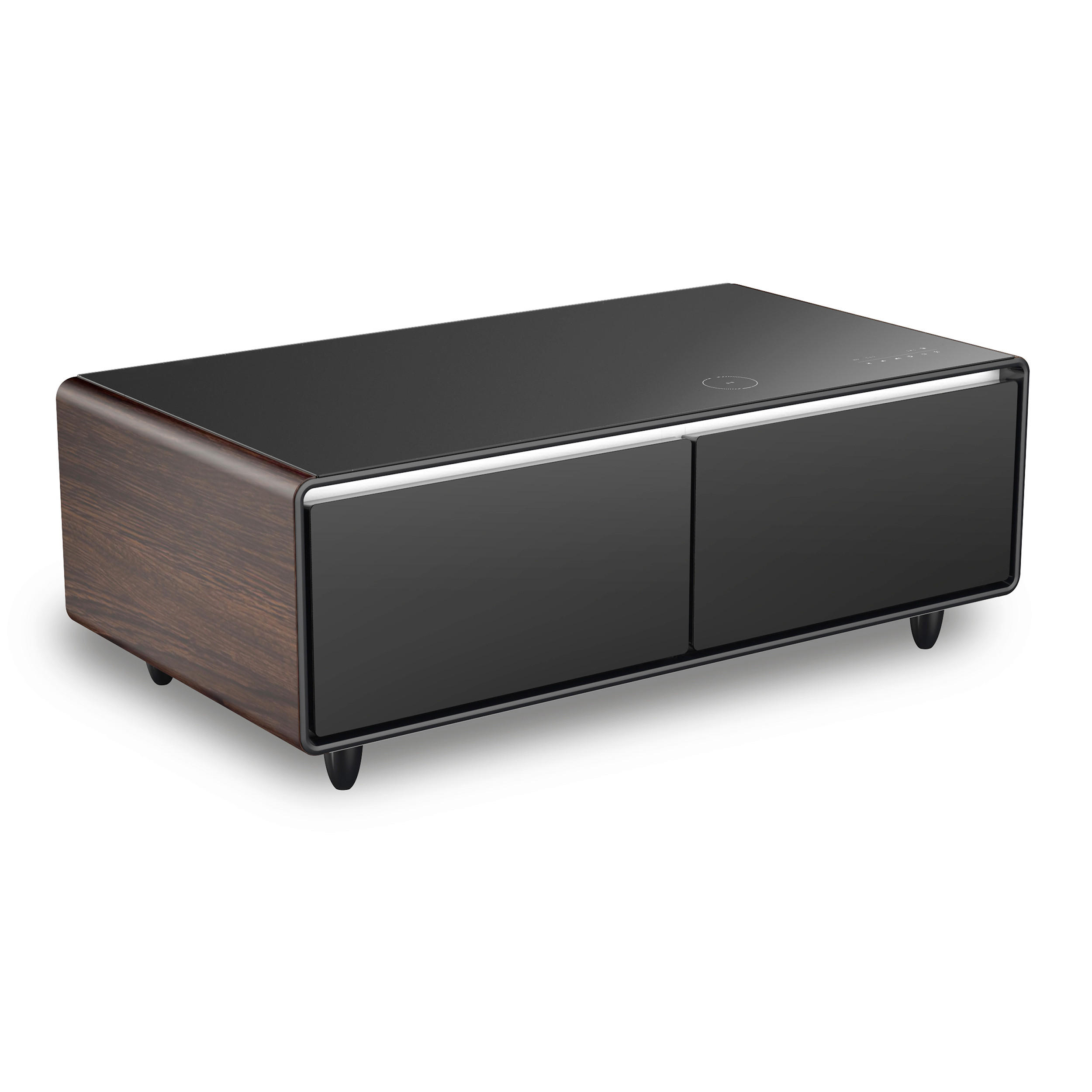 GETRÄNKEKÜHLSCHRANK 130,5/46/70 cm  - Braun, Basics, Glas/Kunststoff (130,5/46/70cm) - CASO Design