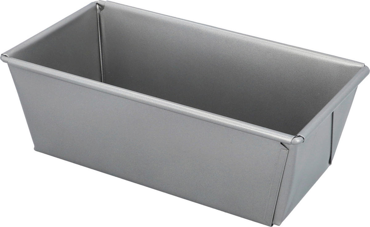 KASTENFORM Baker's Best  - Grau, Basics, Metall (11,4/7,3/21cm) - Birkmann