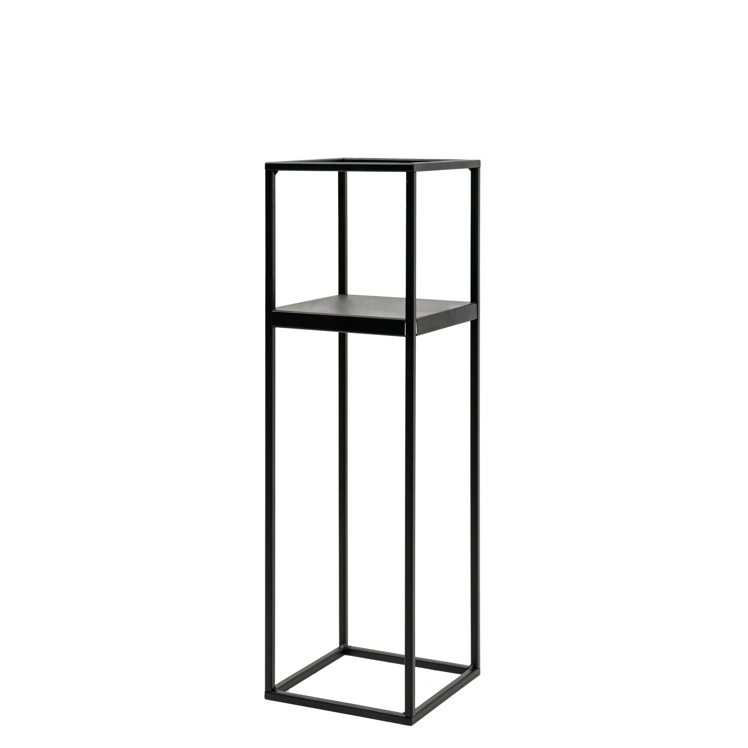 BLUMENSTÄNDER in Metall  - Schwarz, Basics, Metall (19/62/19cm)