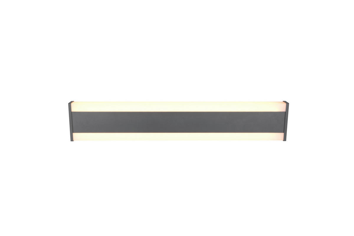 AUSSENWANDLEUCHTE - Weiss/Anthrazit, Design, Kunststoff/Metall (10,7/60/6cm) - Trio Leuchten