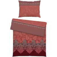 BETTWÄSCHE 3-teilig Atelier Makosatin 140/200 cm  - Bordeaux, Basics, Textil (140/200cm) - Estella