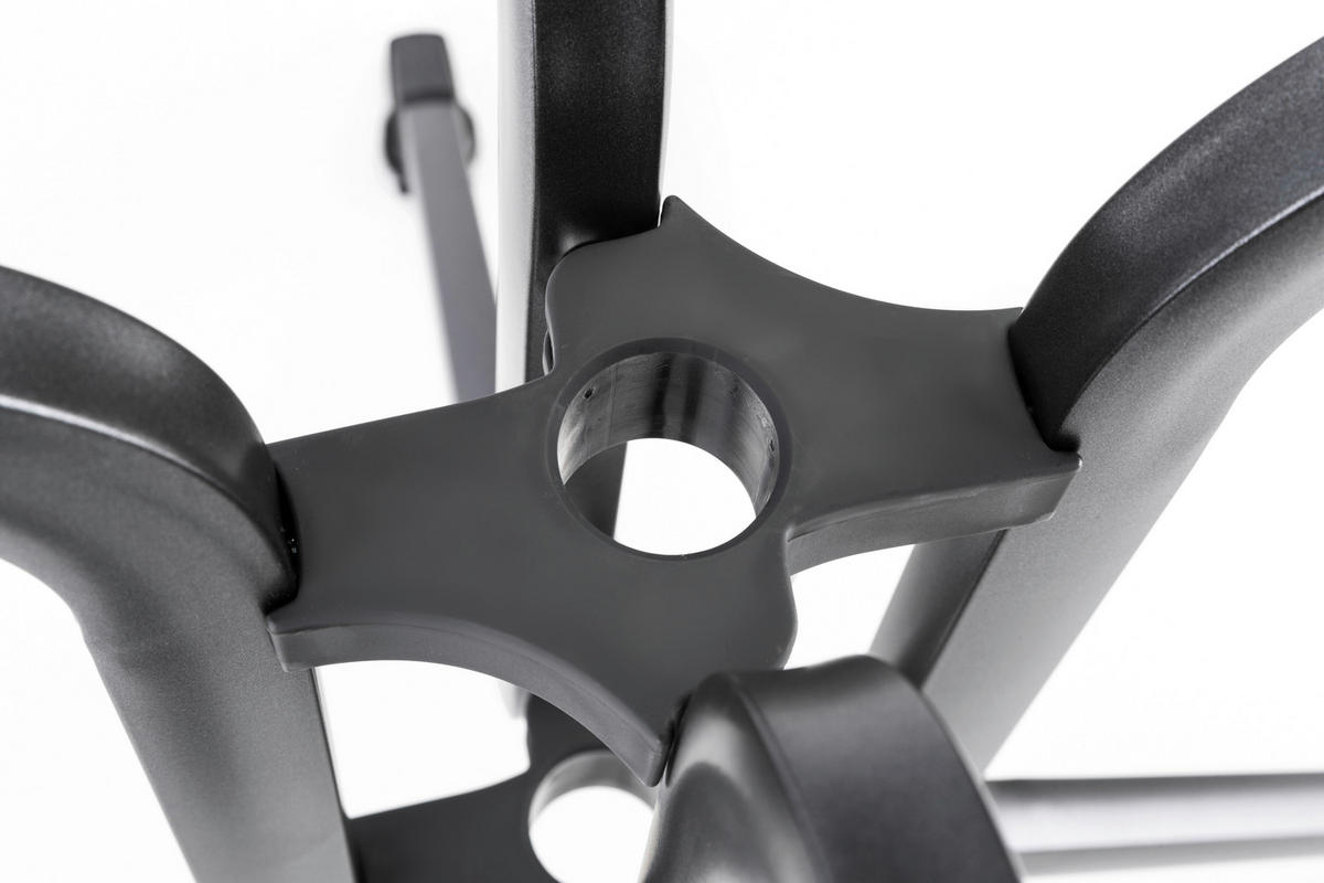 GARTENKLAPPTISCH 115/115/74 cm Metall, Kunststoff rund  - Anthrazit, Basics, Kunststoff/Metall (115/115/74cm) - Kettler