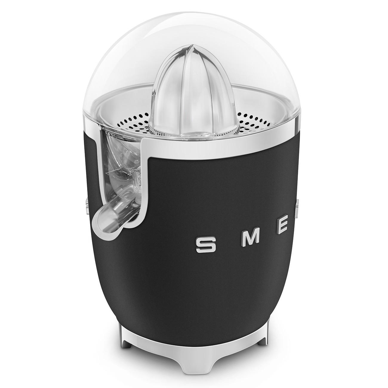 ZITRONENPRESSE - Schwarz/Weiß, Design, Metall (16,6/28,1/16,6cm) - SMEG