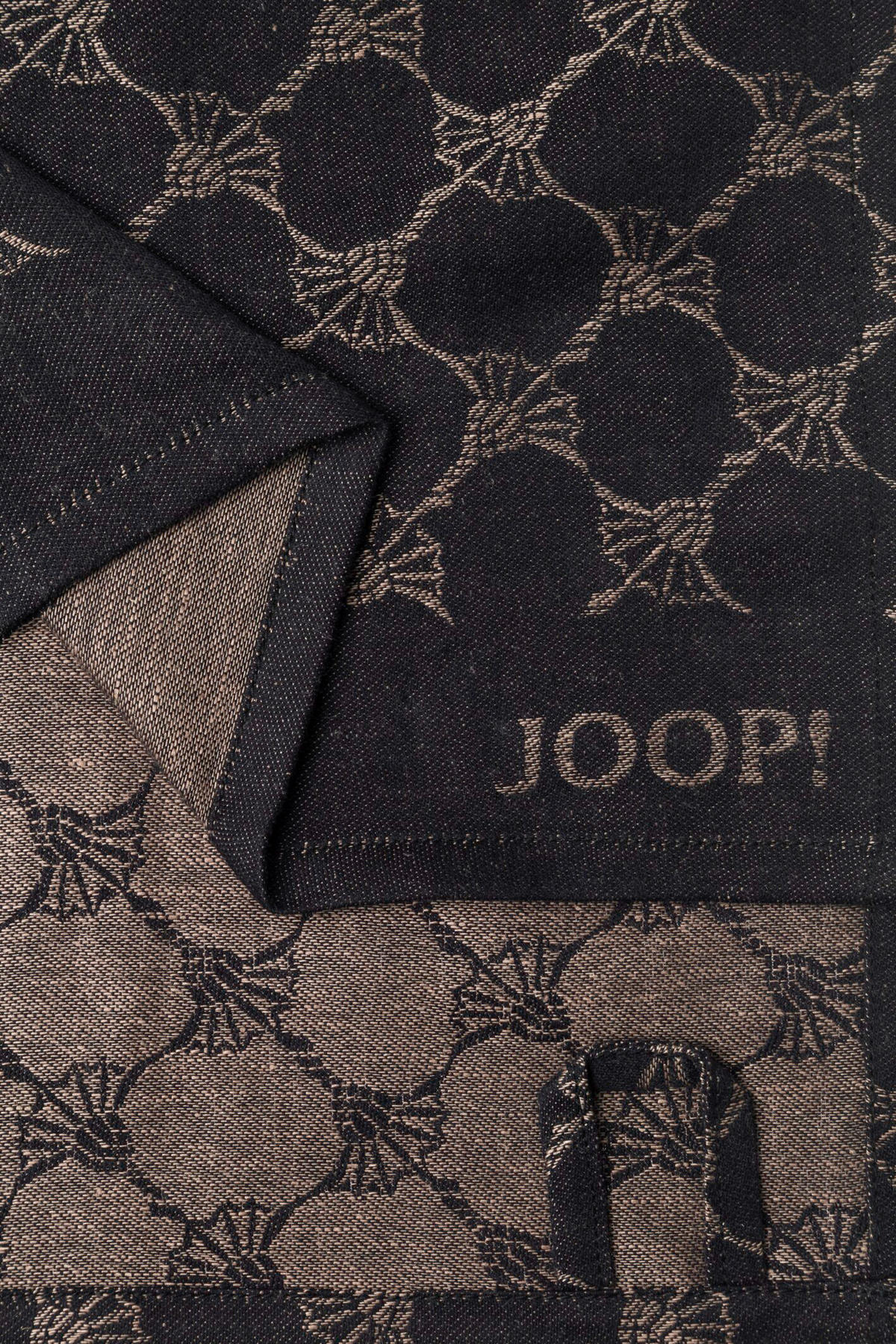 GESCHIRRTUCH Schwarz  - Schwarz, Basics, Textil (50/70cm) - Joop!