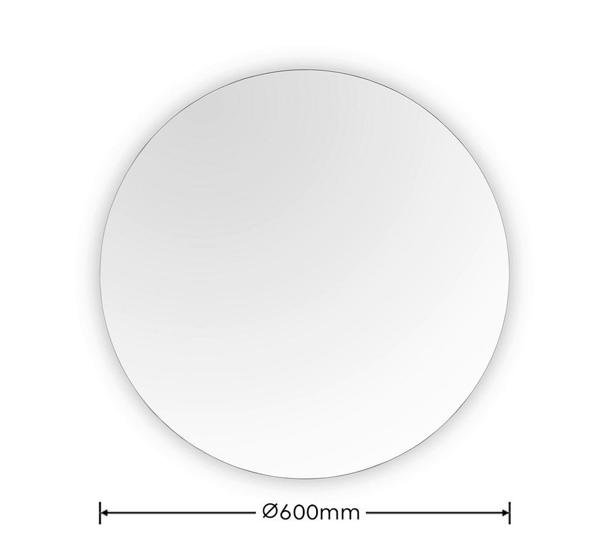 BADEZIMMERSPIEGEL 60/60/5 cm  - Basics, Glas (60/60/5cm)