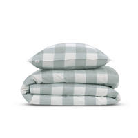 BETTWÄSCHE 2-teilig Quattro-di-Lino Renforcé 135/200 cm  - Hellgrau, Basics, Textil (135/200cm)