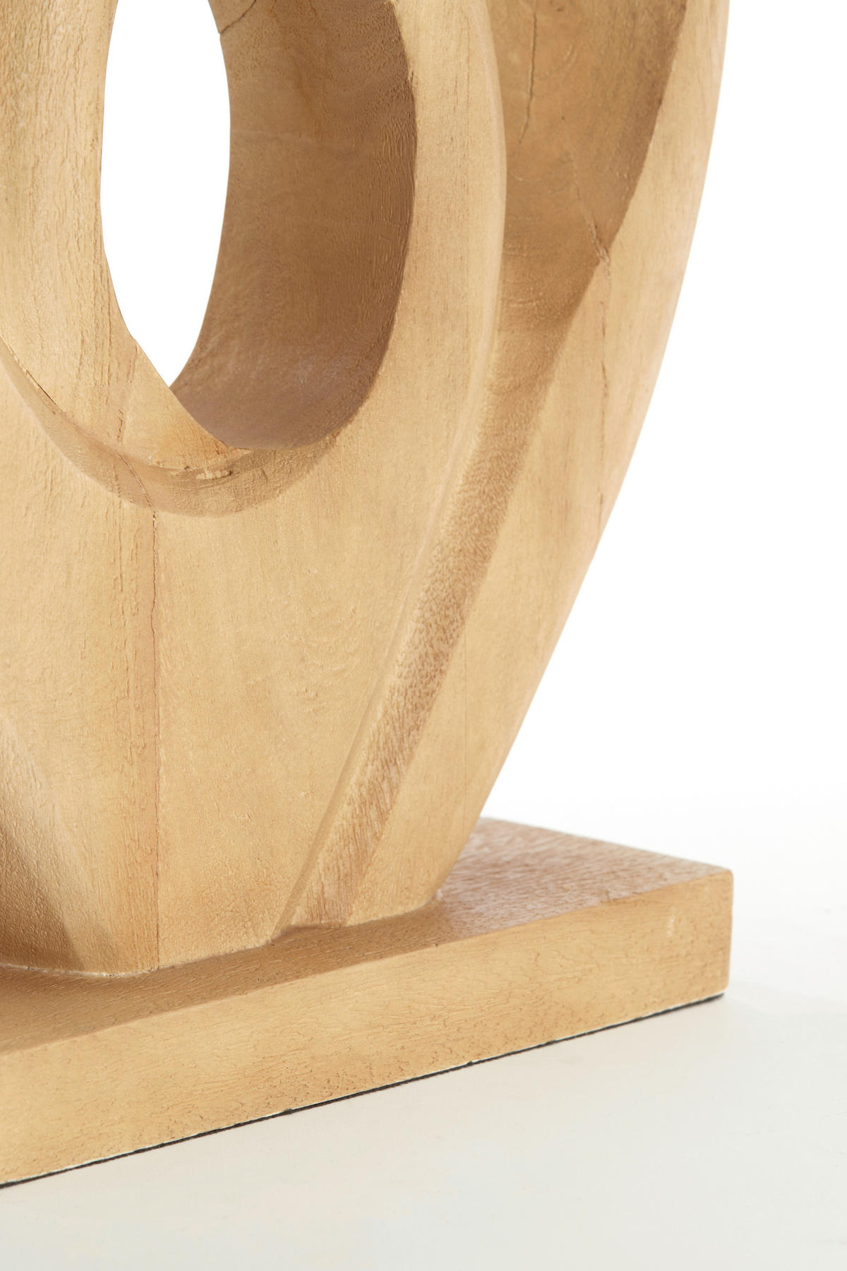 SKULPTUR - Hellbraun, Basics, Holz (14/60/40cm) - Light & Living