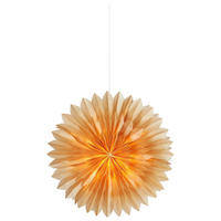 LED-DEKOLEUCHTE  - Bernsteinfarben, Basics, Papier (58/58/16cm) - Markslöjd