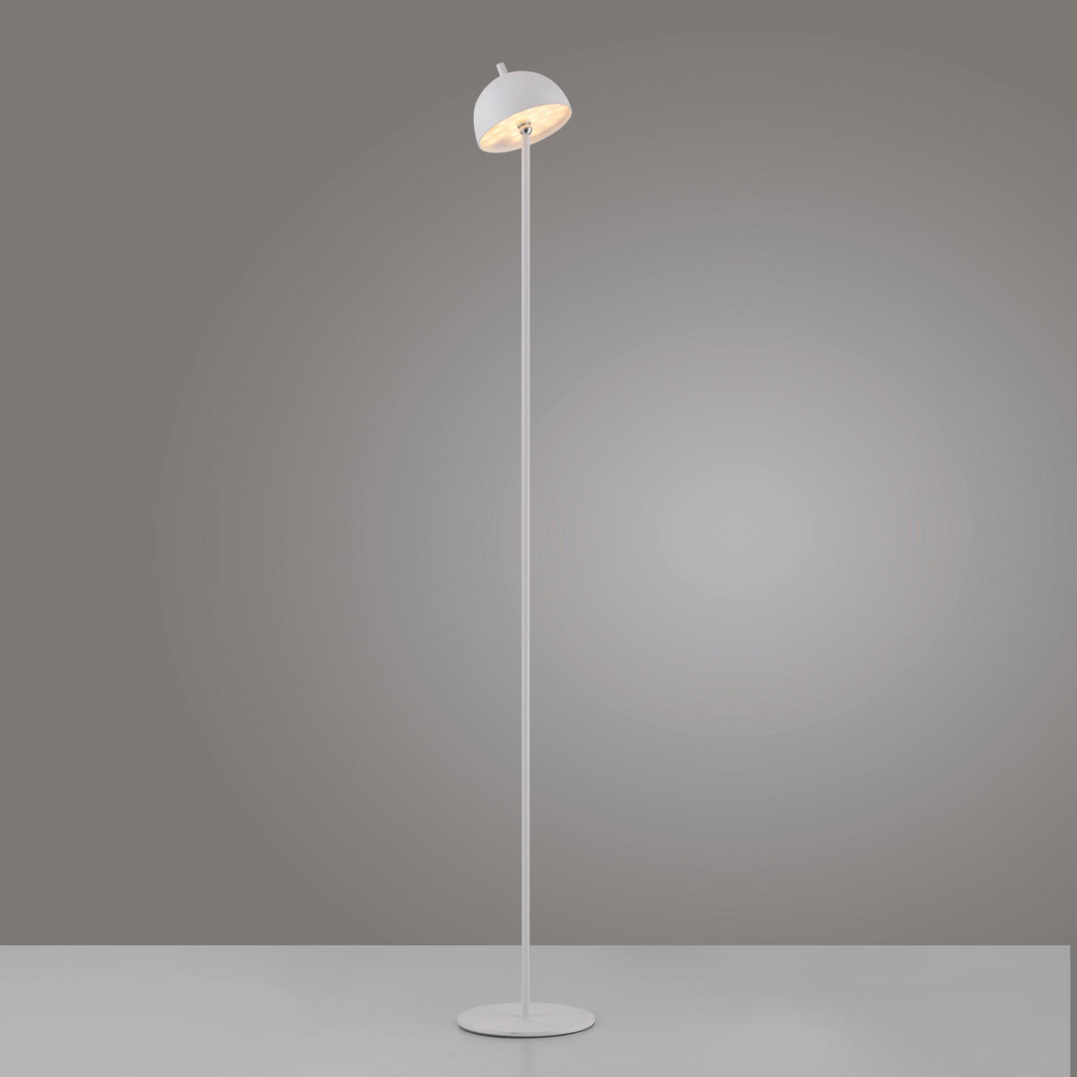 AKKU-STEHLEUCHTE 18/18/126 cm    - Weiß, Design, Kunststoff/Metall (18/18/126cm) - Schöner Wohnen